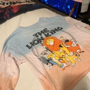 The lion king crop top long sleeve shirt